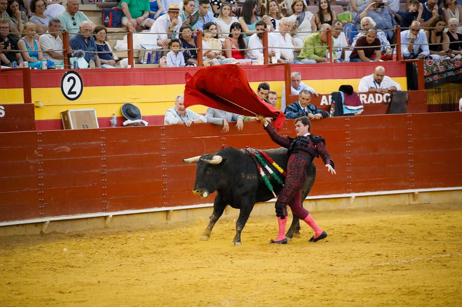 Imágenes de la corrida de toros en Roquetas de Mar