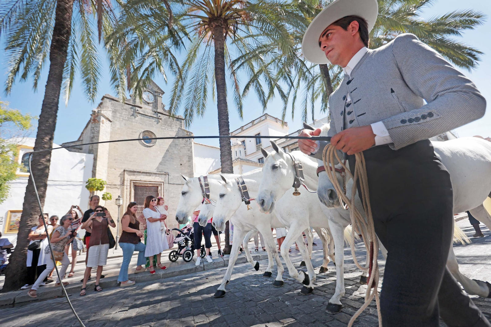 Imágenes de la Parada Hípica por las calles de Jerez