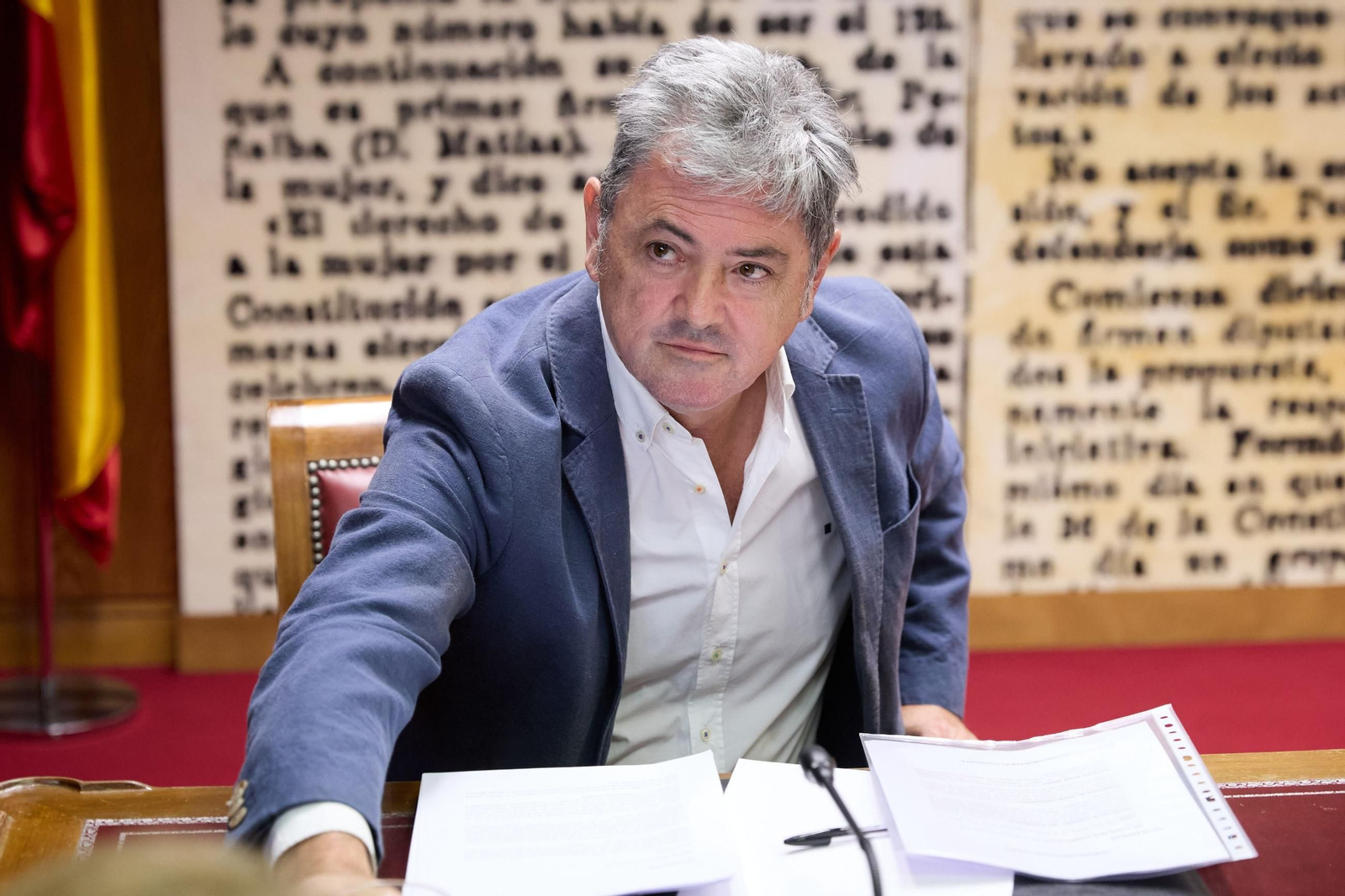 El dueño de Servinabar, Antxon Alonso, en la comisión del caso Koldo en el Senado.