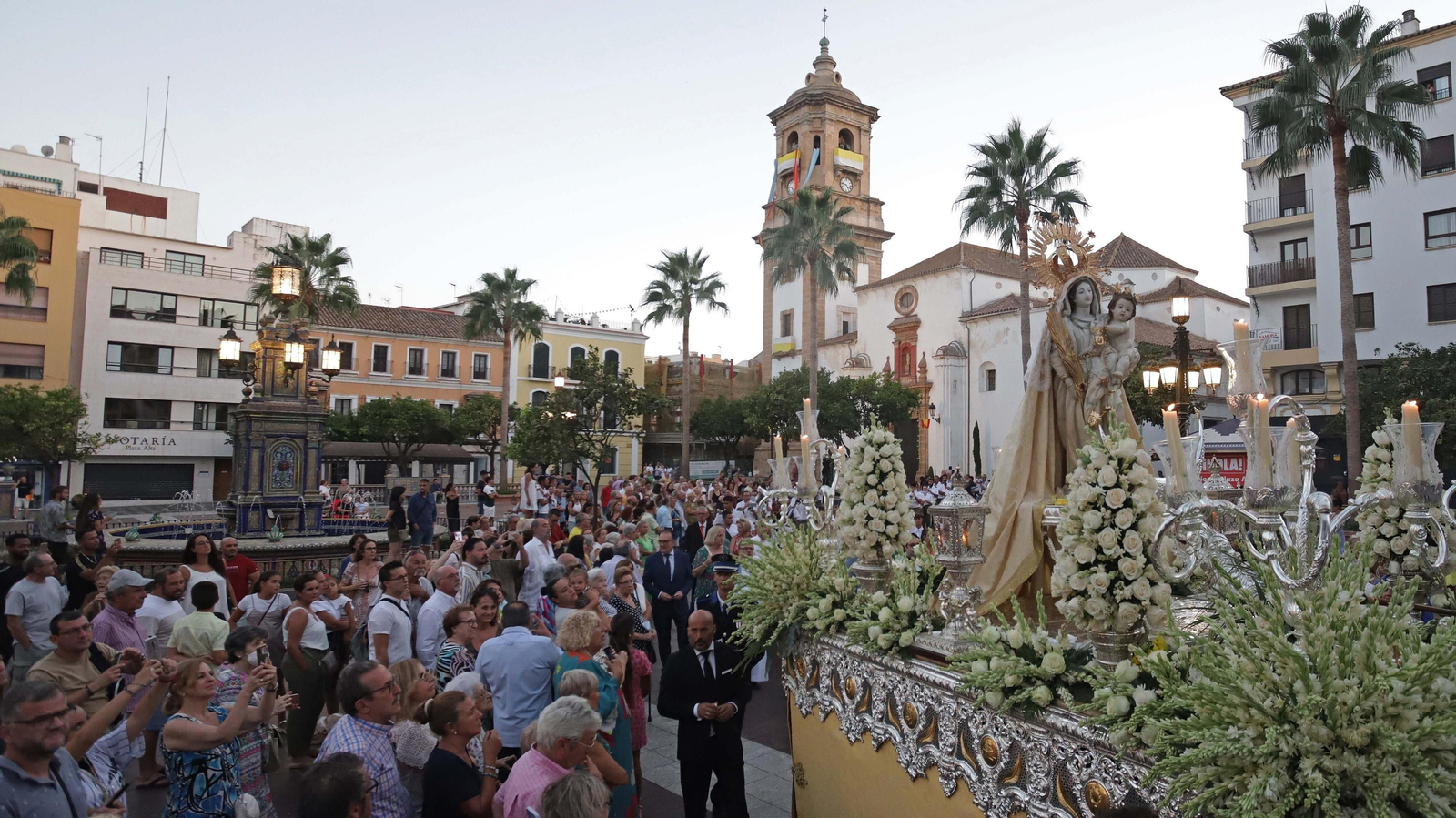 Fotos de la procesión de la Virgen de La Palma en Algeciras