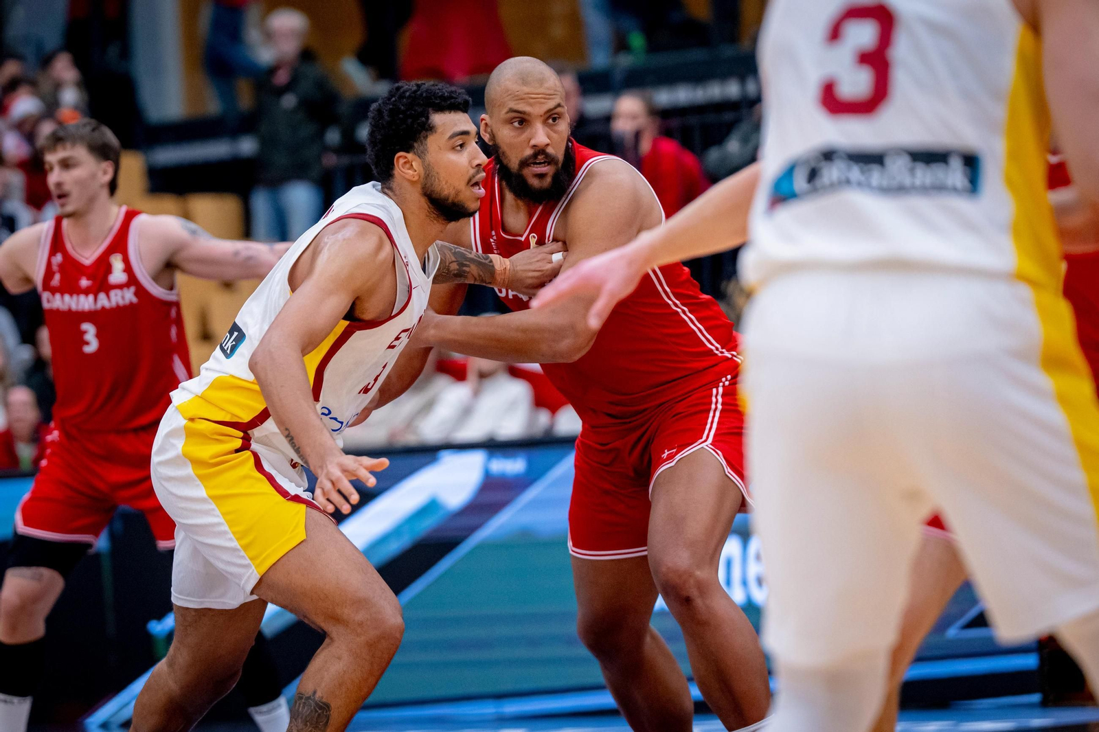Las mejores fotos del Dinamarca-España de baloncesto