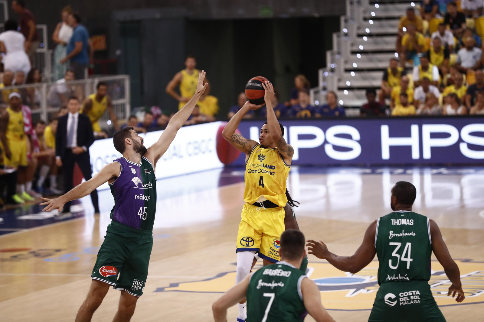 El Dreamland Gran Canaria-Unicaja, en fotos