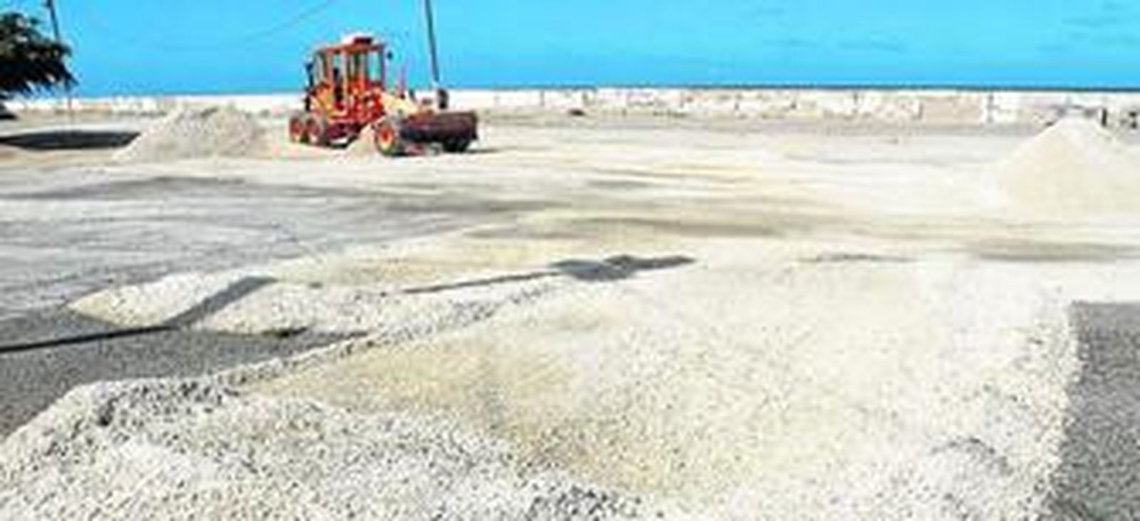 Los trabajos de acondicionamiento se prolongarán durante la jornada de hoy.