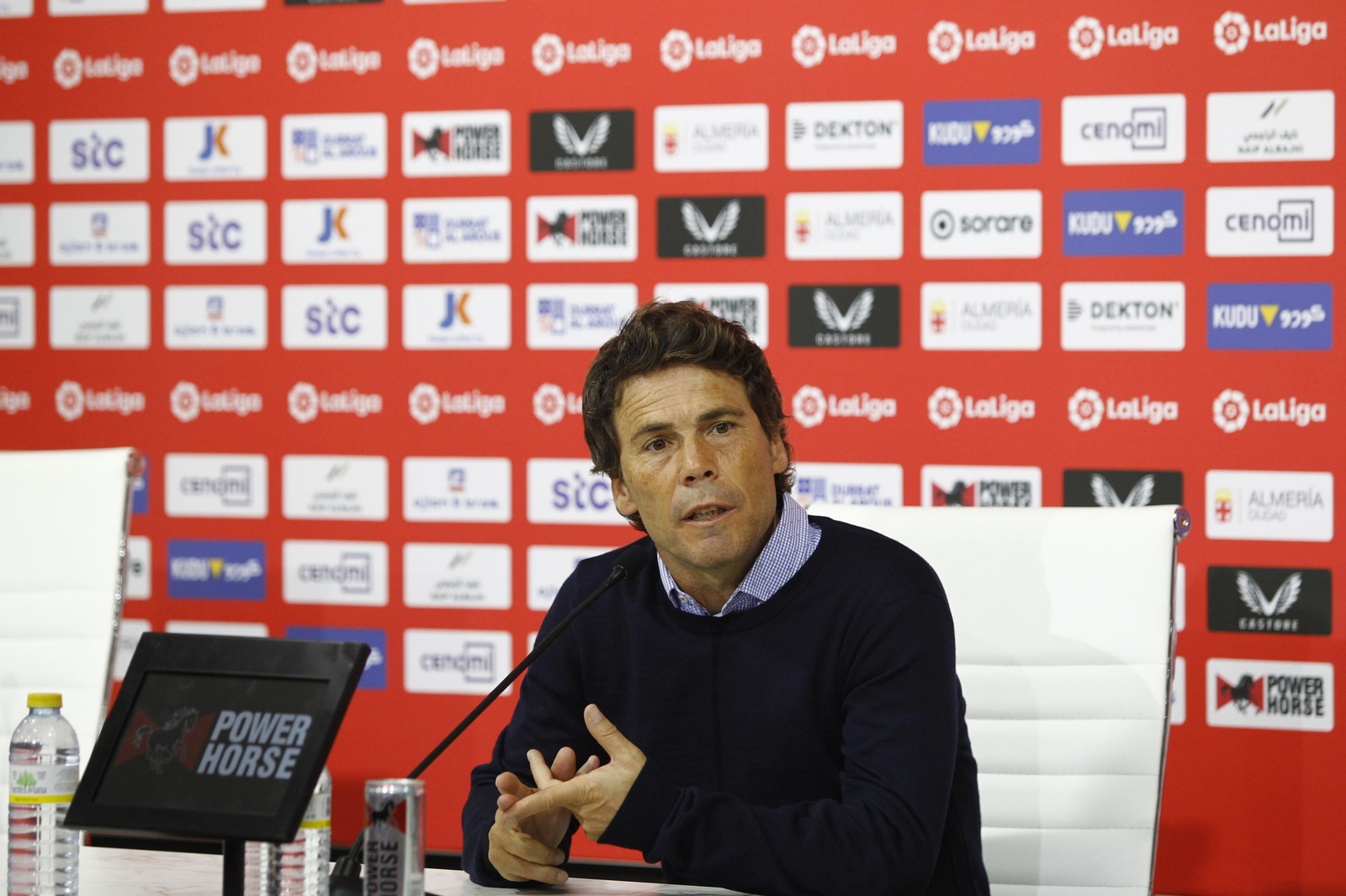 Imágenes del partido de la Liga Santander U.D. Almería-Cádiz C.F.