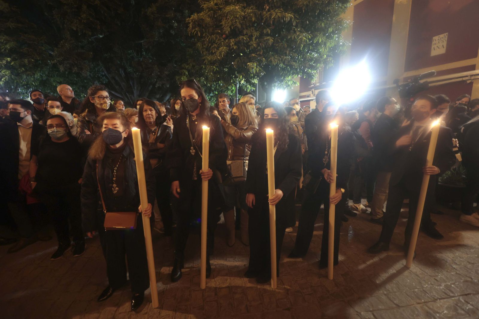 El traslado de la Esperanza de Triana a Santa Ana