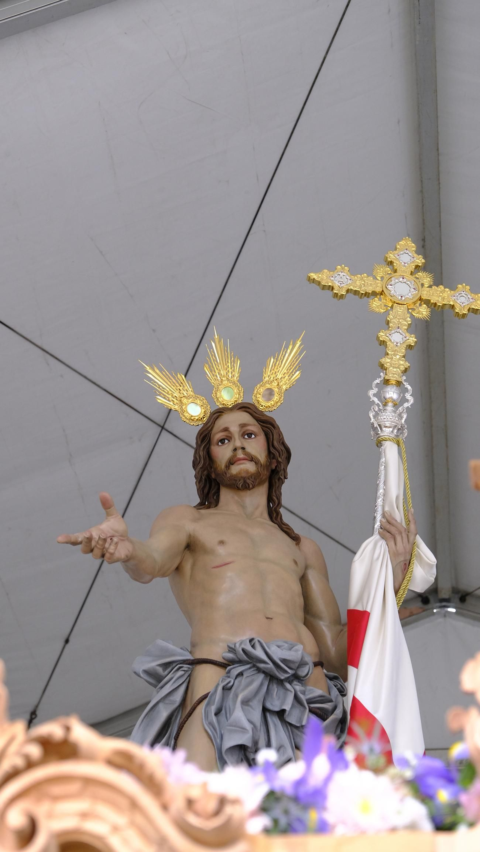 El Resucitado de Almería se suspende por la lluvia, en imágenes