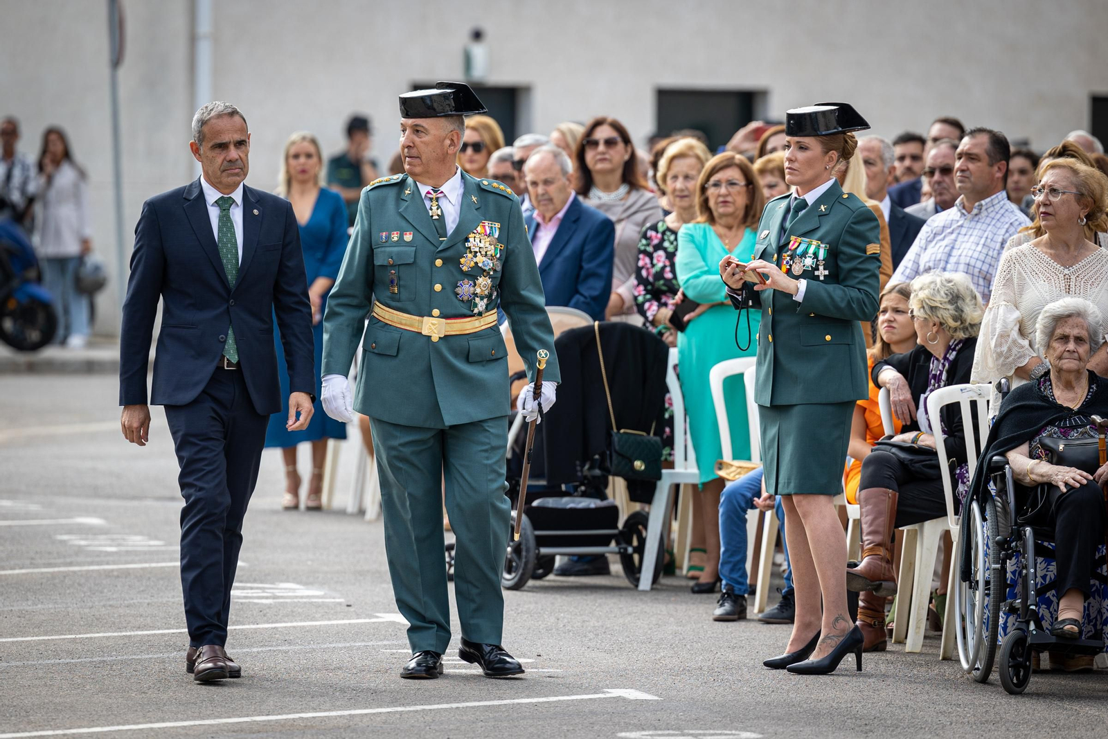 Imágenes de los actos de la Guardia Civil en Cádiz por la festividad de la Virgen del Pilar