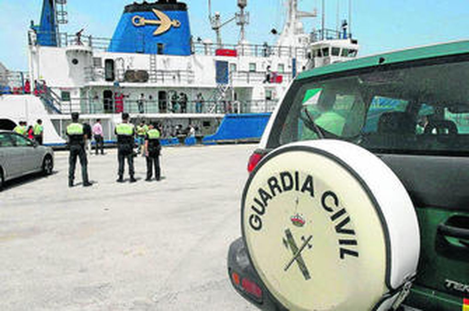 El barco de Odyssey 'Ocean Alert', retenido en el puerto de Algeciras.