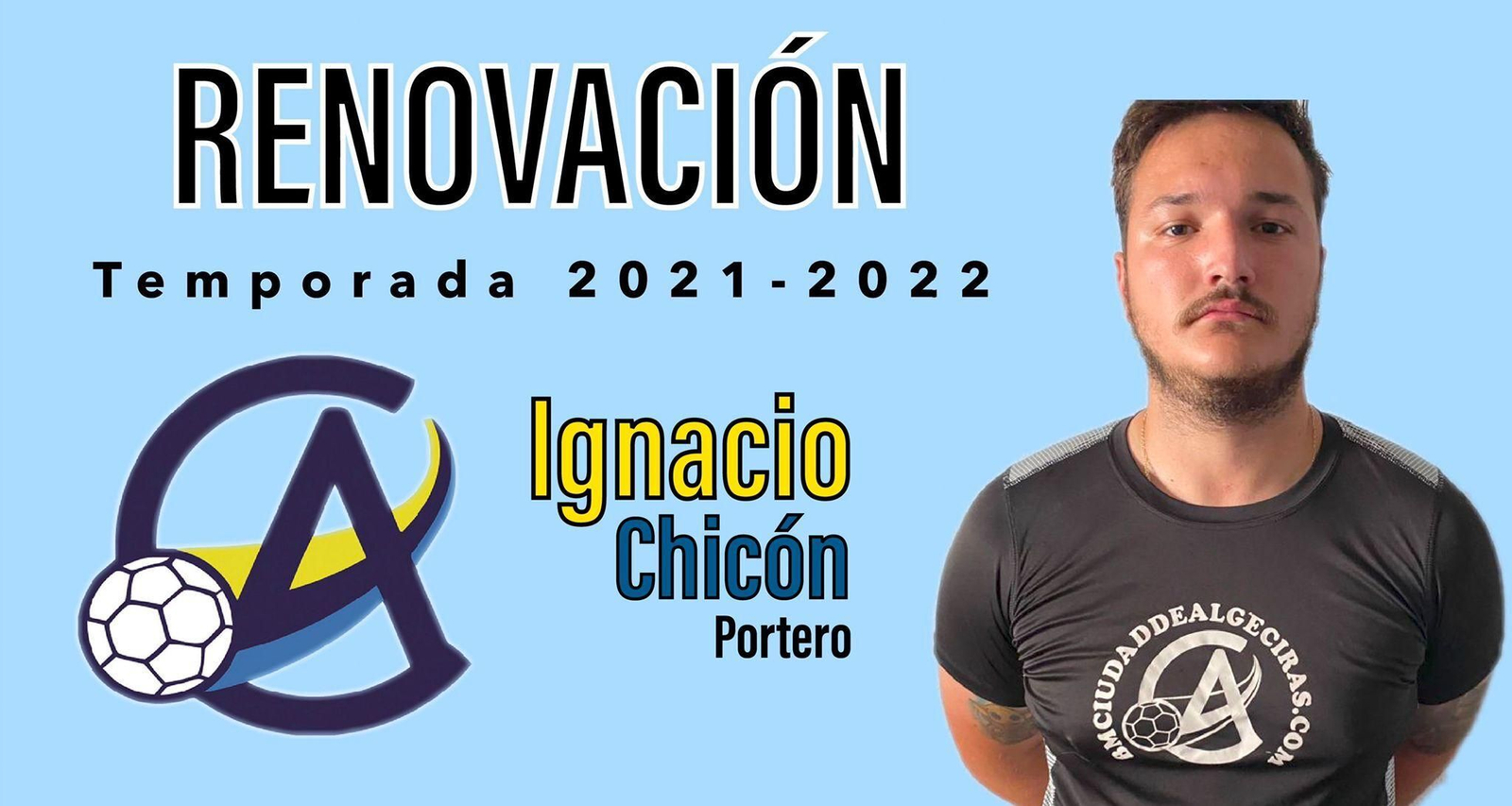 El anuncio de la renovación de Chicón por el BM Algeciras