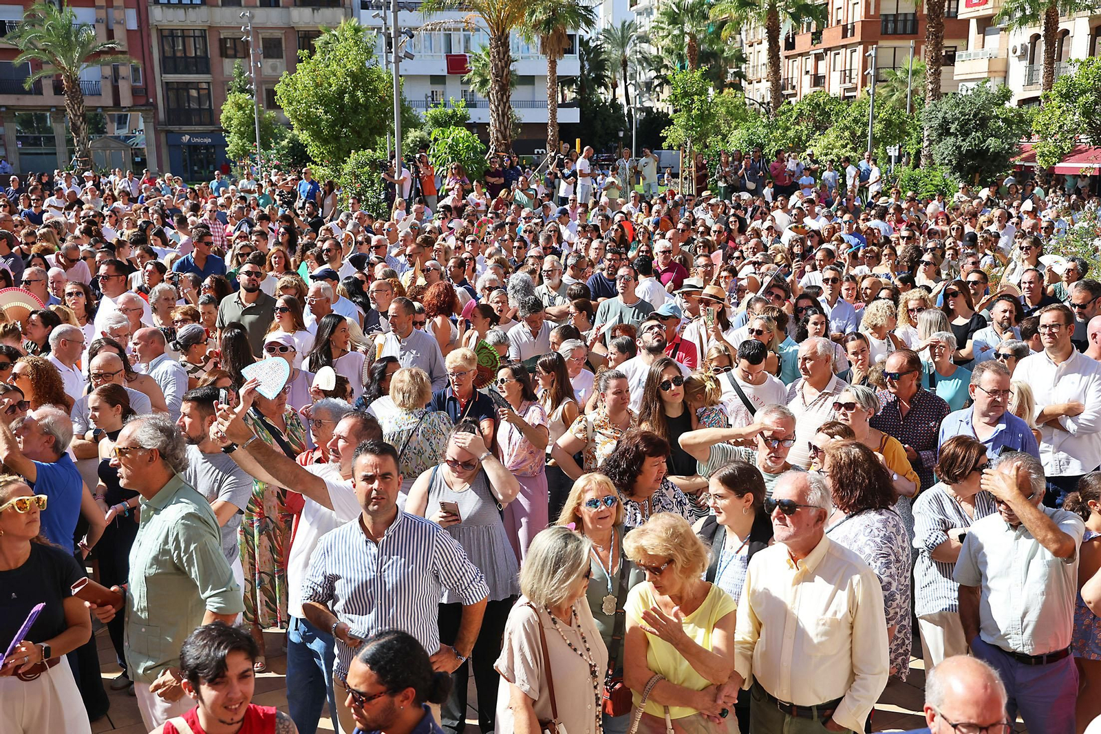 Imágenes de la bajada de la Virgen de la Cinta