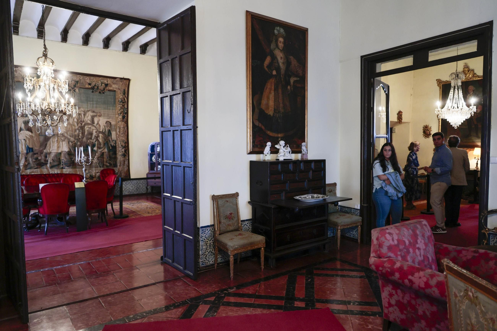 La visita al Palacio Bucarelli en imágenes