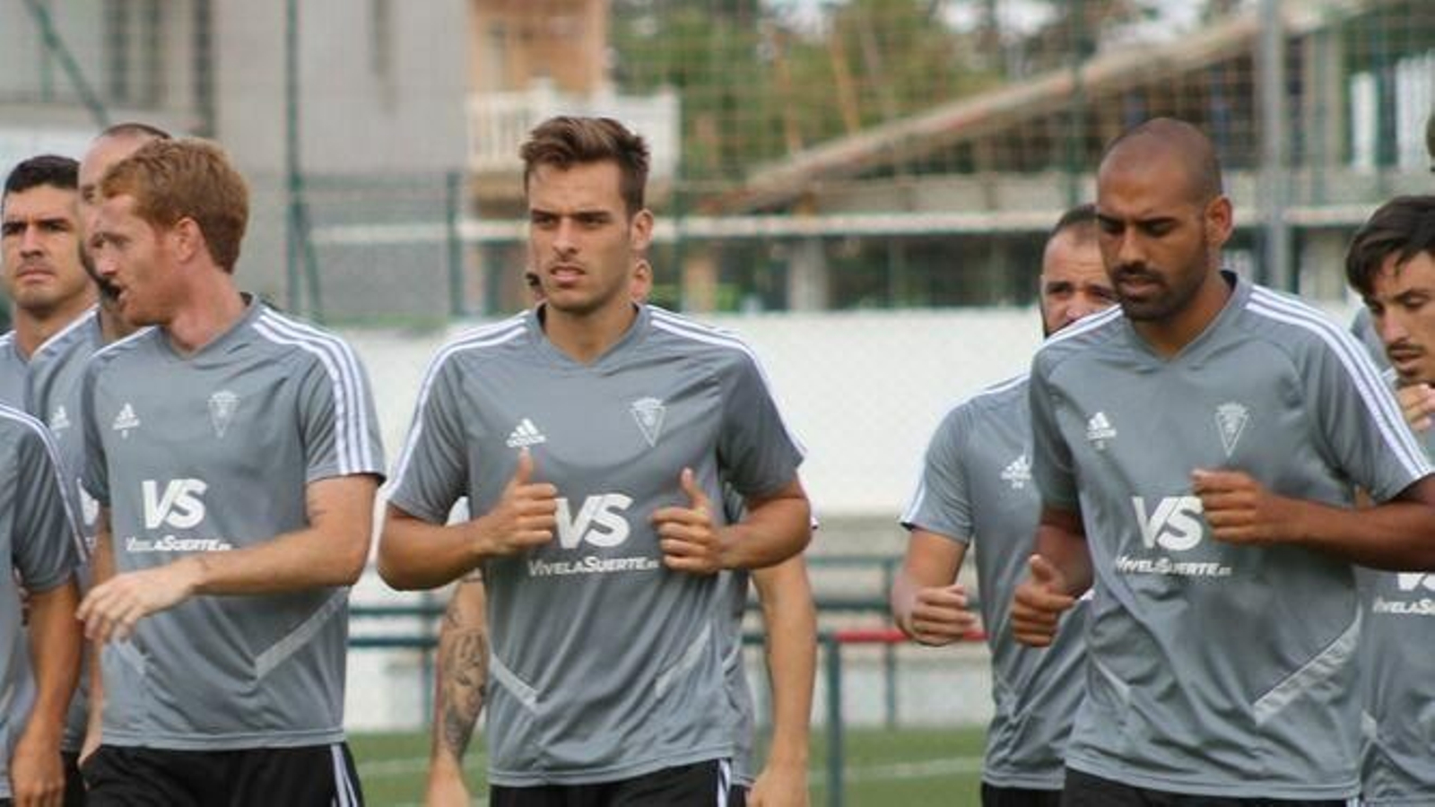 Brian, durante un entreamiento en Benalup.