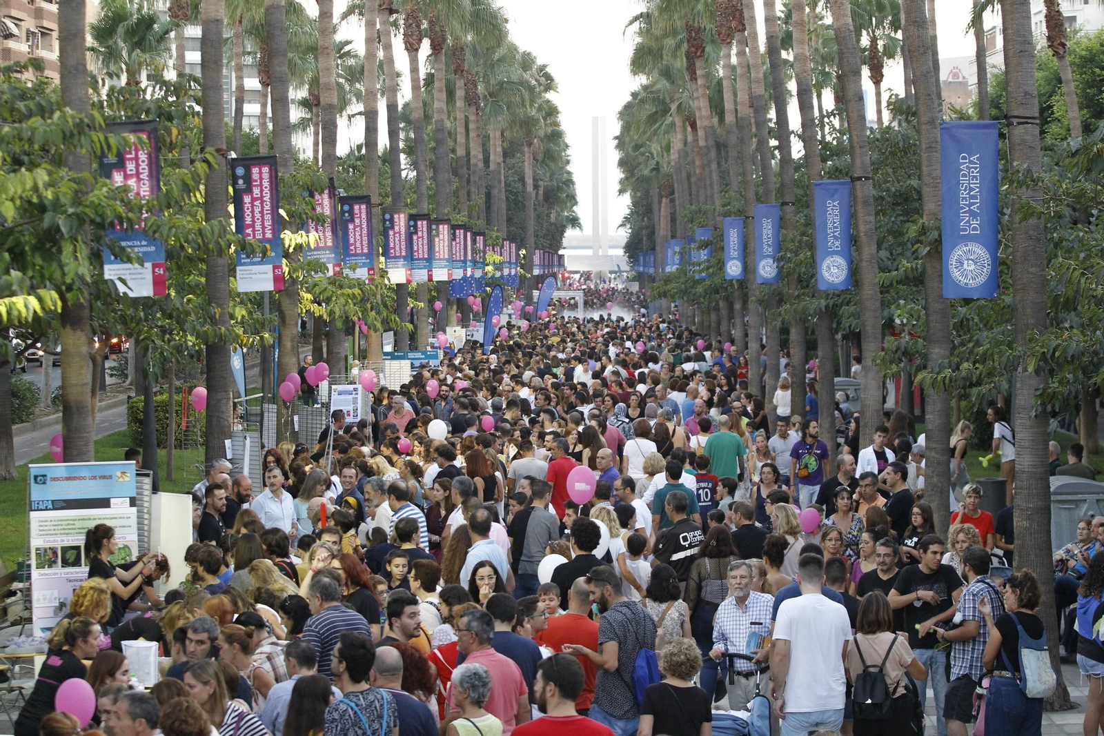 Fotogalería Noche Europea de los Investigadores. Universidad de Almería-UAL