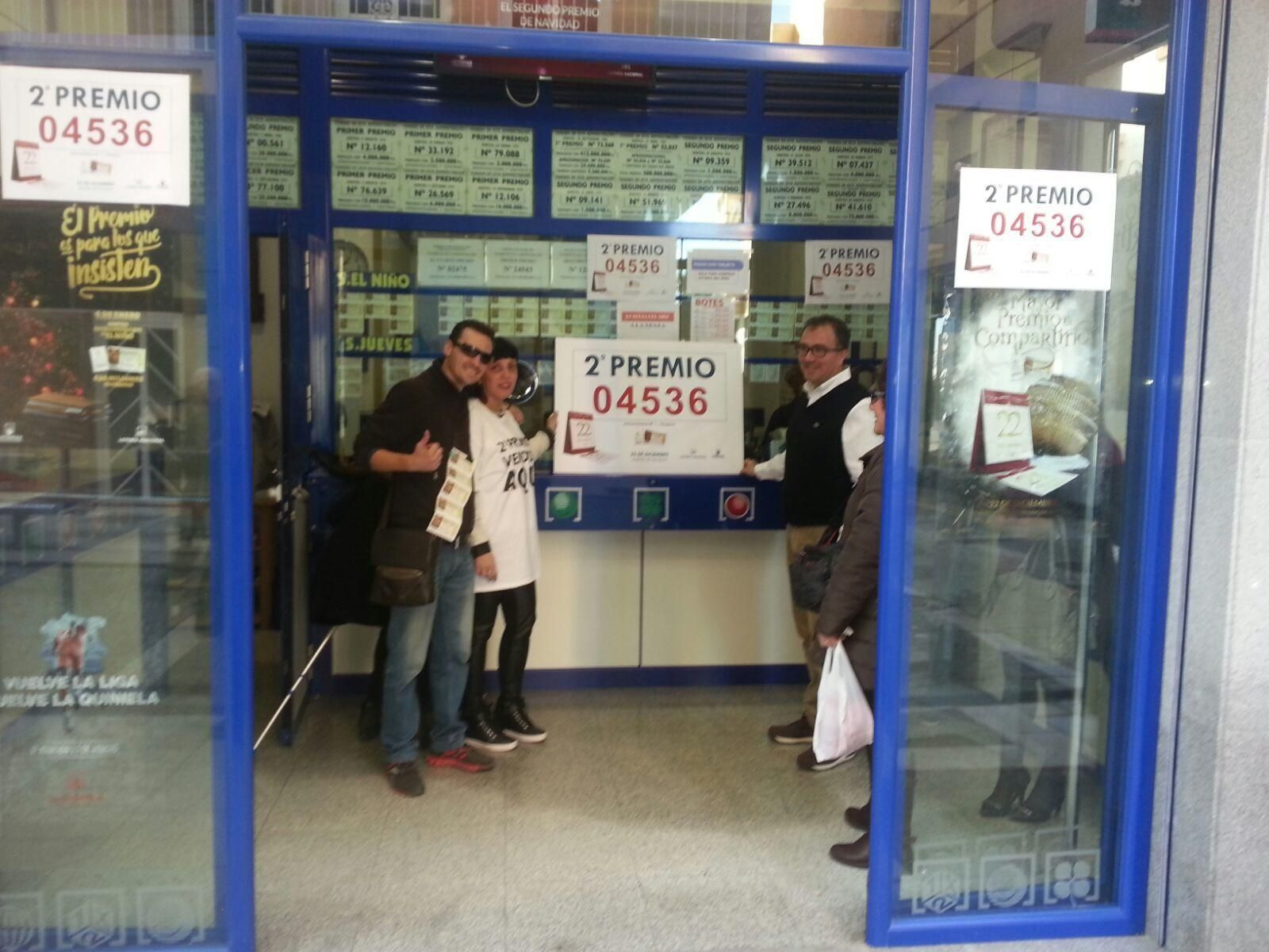 Los premiados en la Lotería de Navidad en Málaga