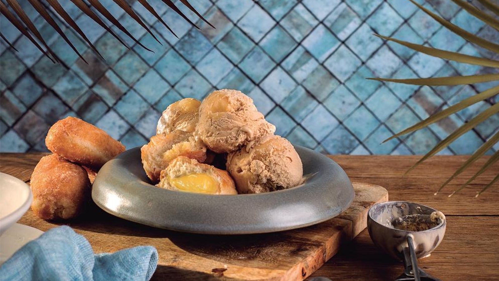 La heladería ofrece una gran variedad de helados