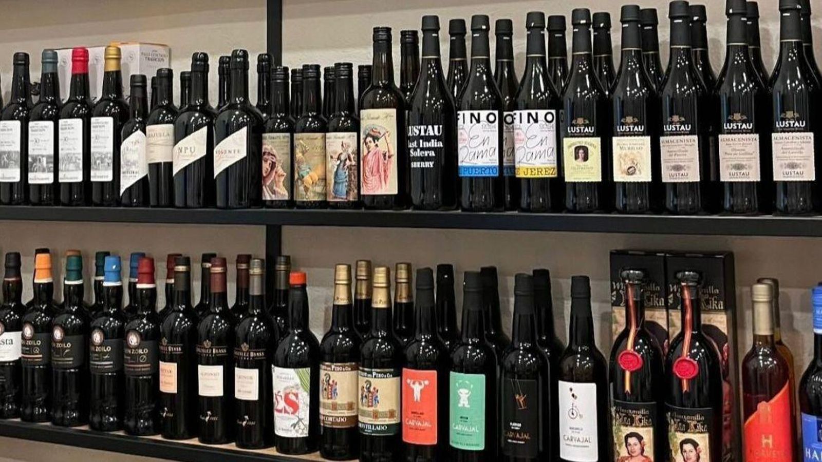Las diferentes botellas de vino que puedes encontrar en Botagorda