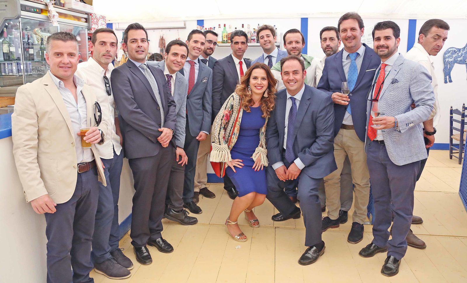Marisa López, junto a representantes de los concesionarios Cadimar (Mercedes Benz) y Fevimar (Opel) en Jerez.