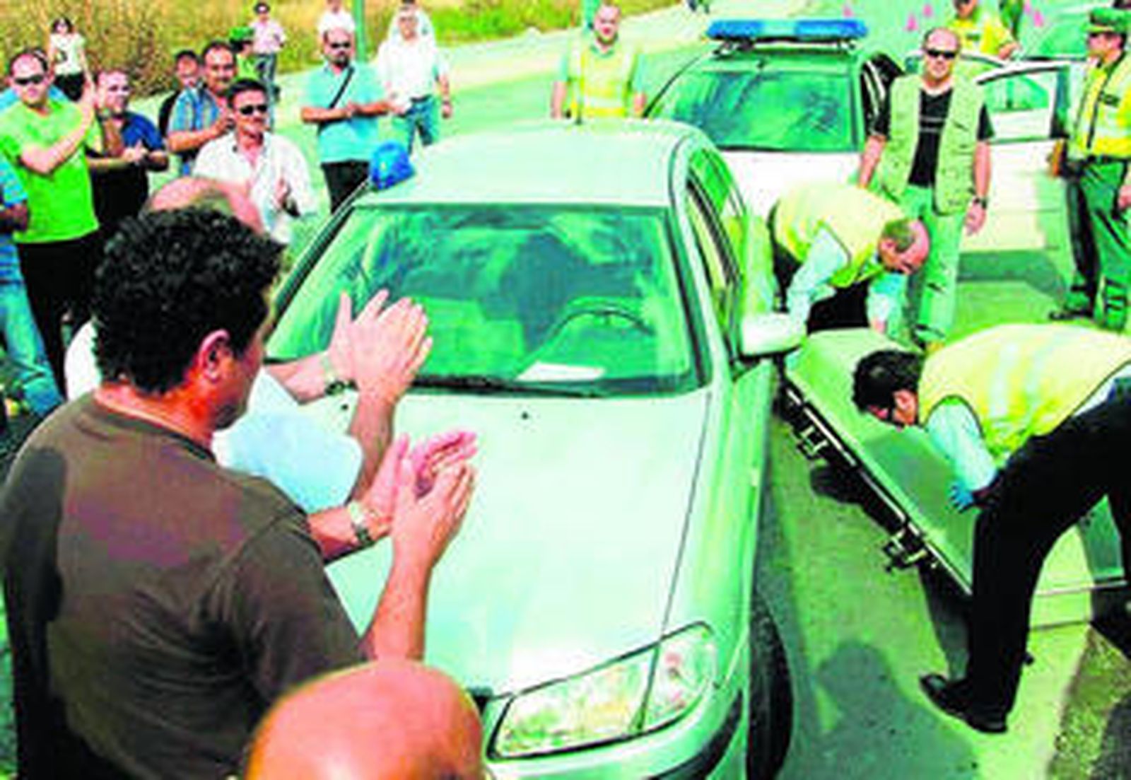 Julio Cervilla murió durante una manifestación de transportistas en junio de 2008.