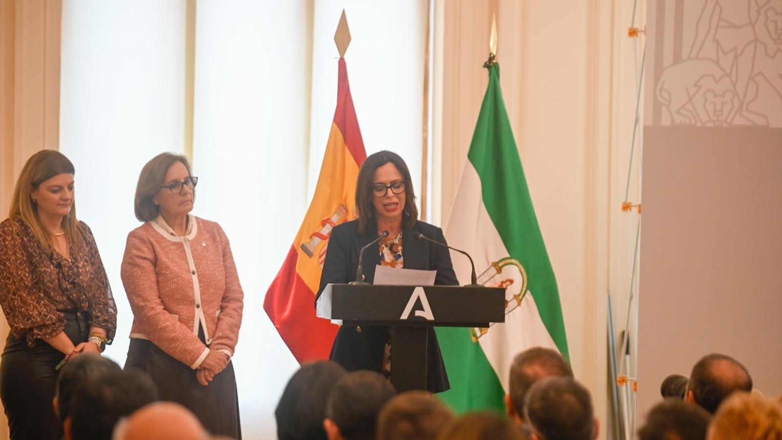 La consejera de Fomento, Rocío Díaz, durante un acto celebrado en Granada este viernes