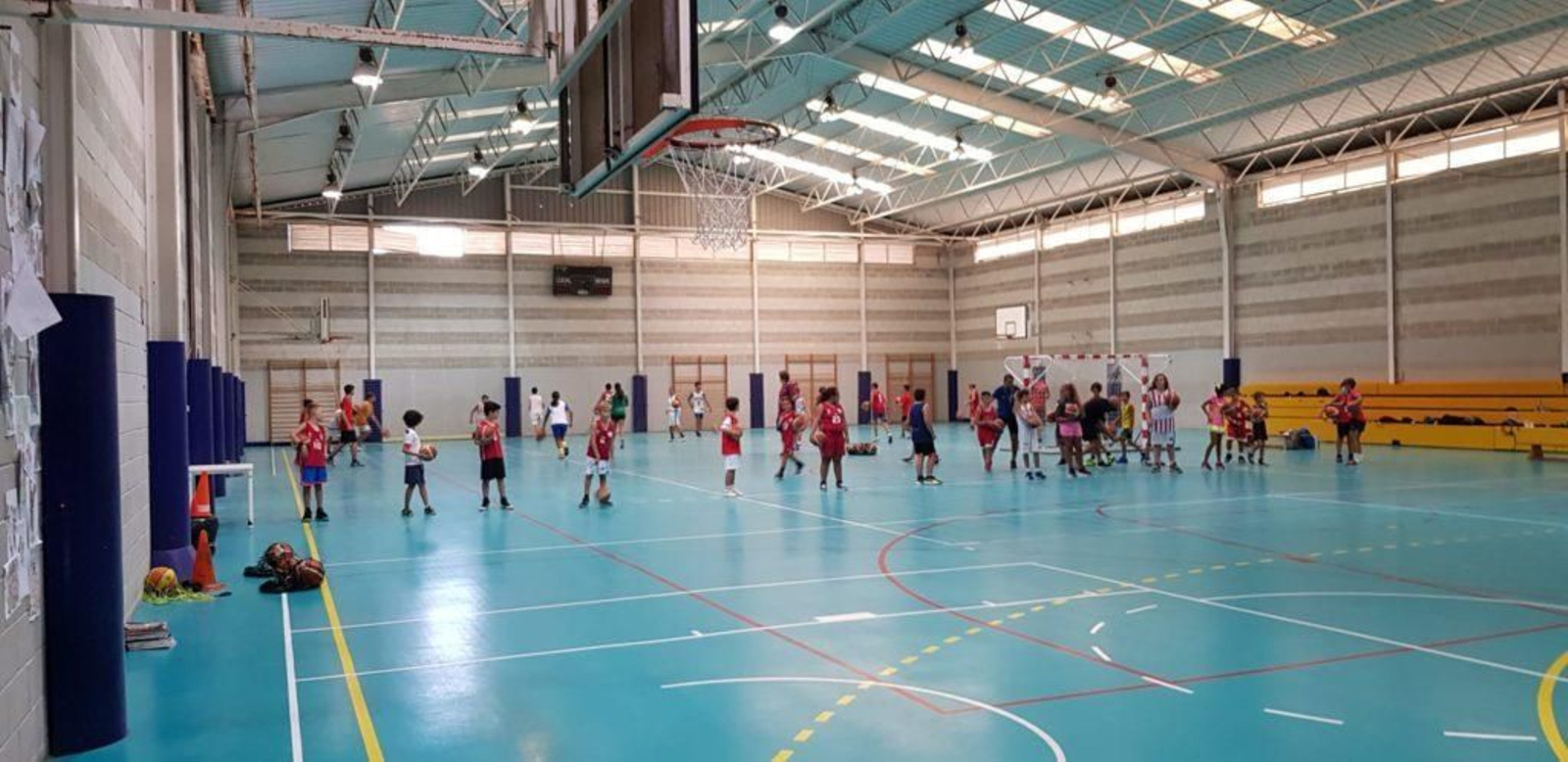 La cantera de Udea, en el pabellón Andrés Mateo del Saladillo, la pasada semana