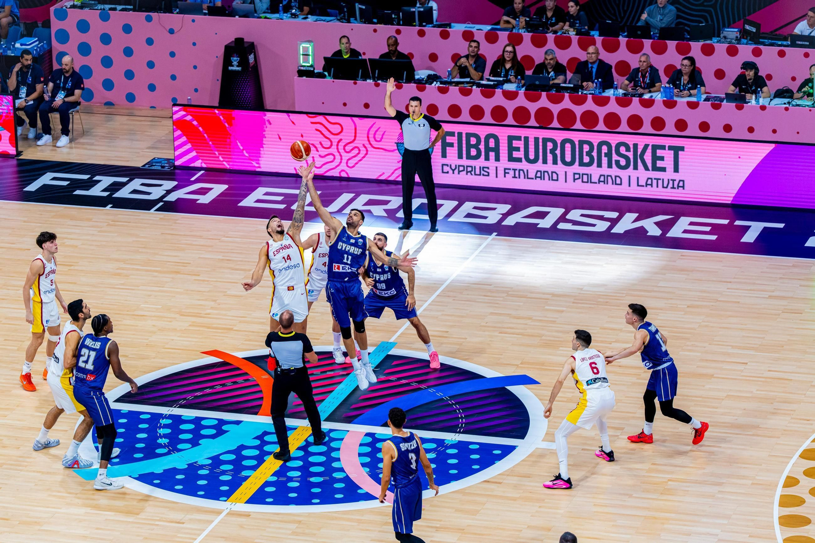 Las fotos del Chipre - España de baloncesto