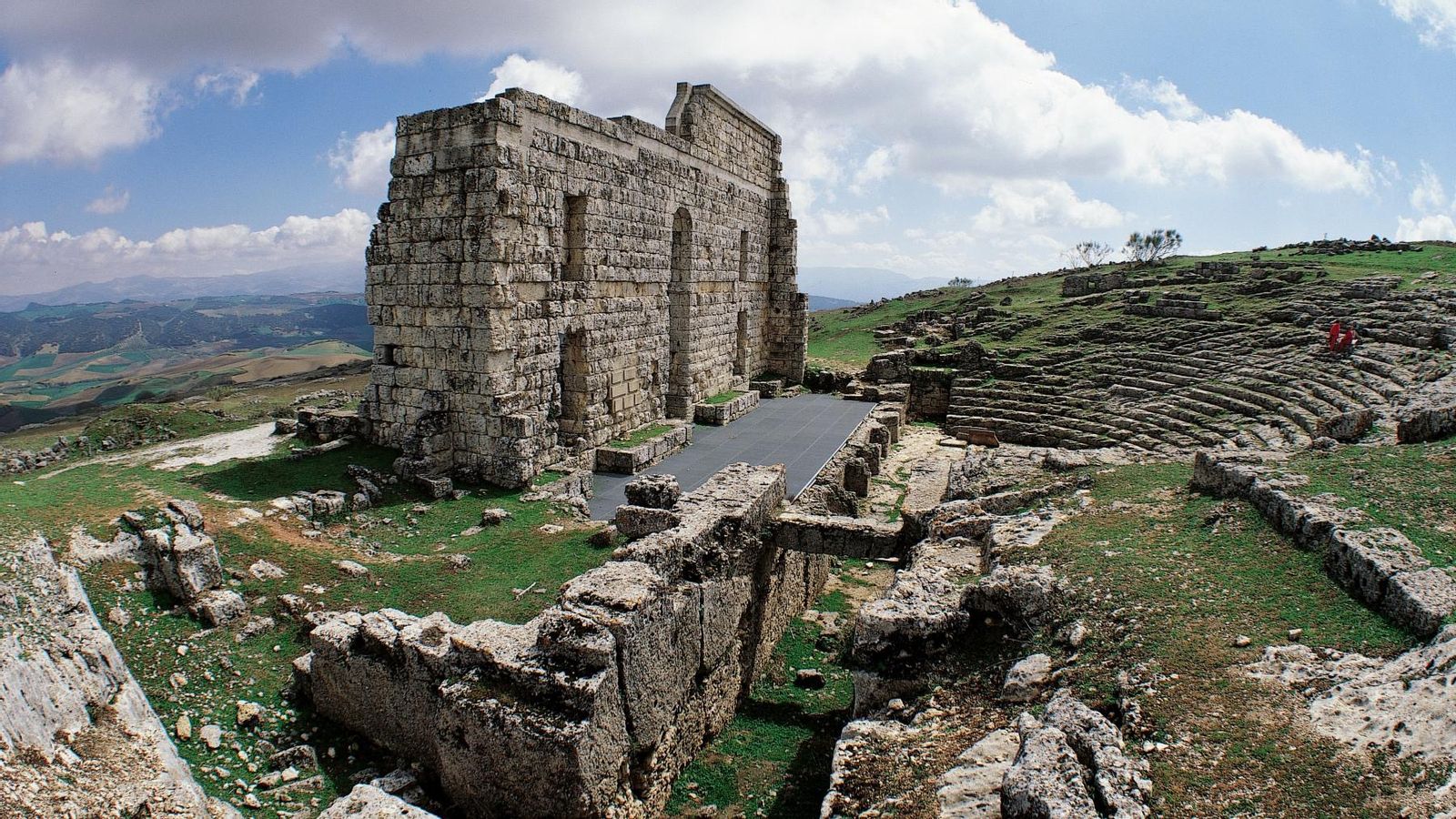 El teatro romano de Acinipo.