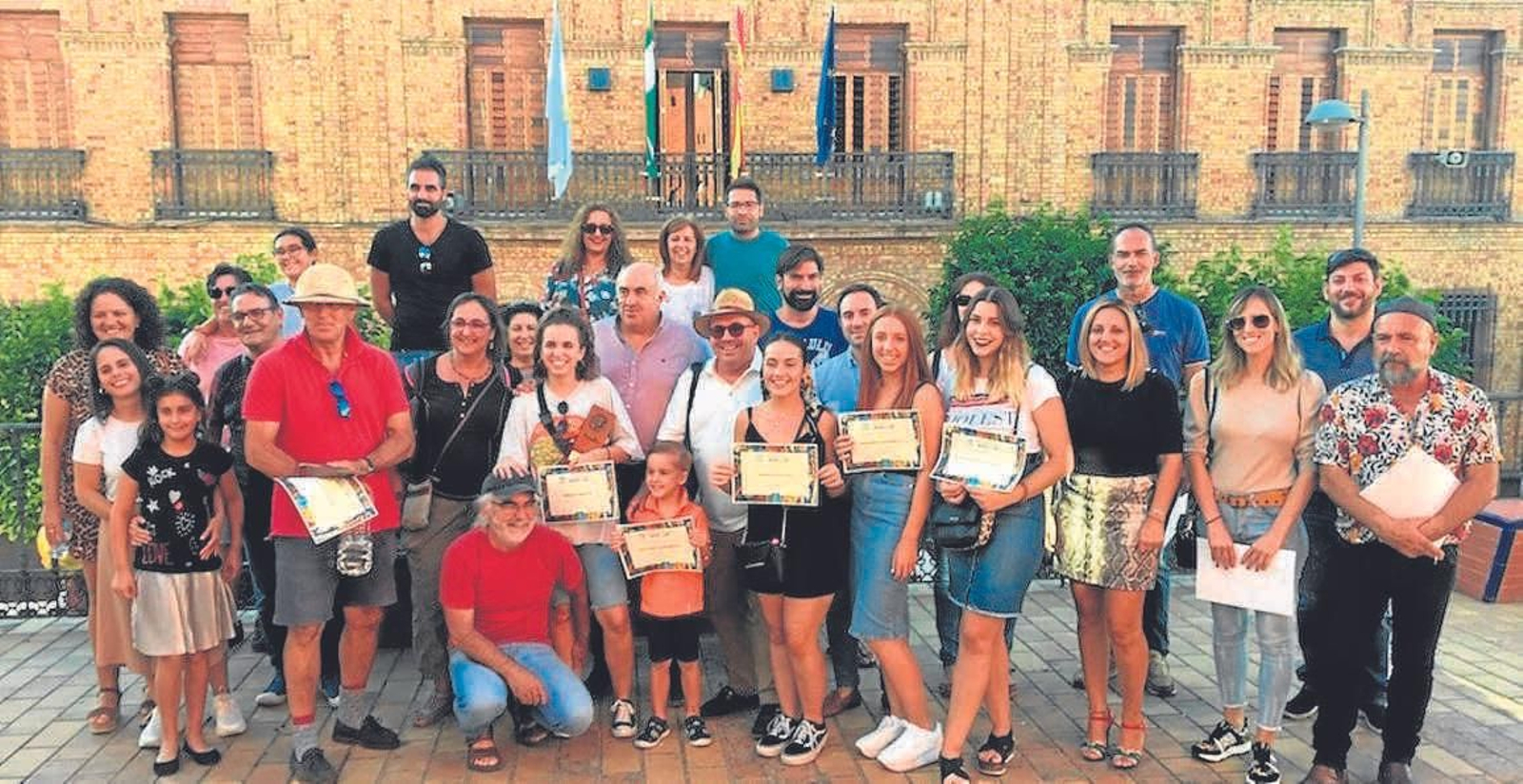 El primer premio del 20º Certamen de Pintura se queda en Nerva por primera vez