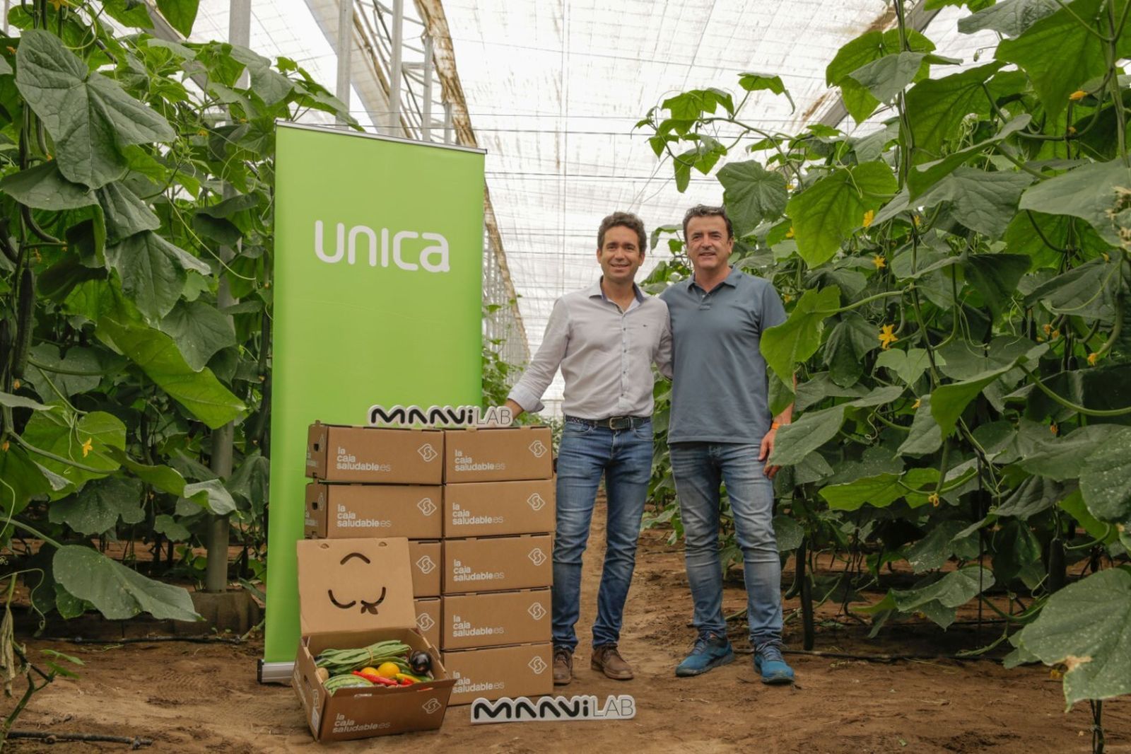 Diego Calderón, subdirector de Unica Group, junto a Antonio Domene, vicepresidente de Kimitec