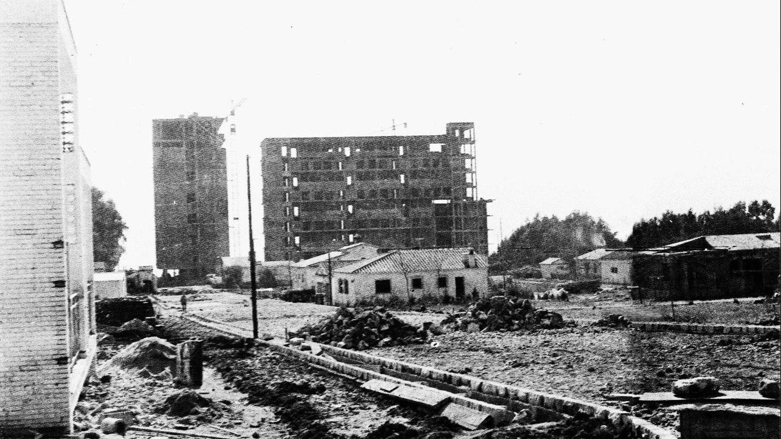 Los apartamentos Skol en obras