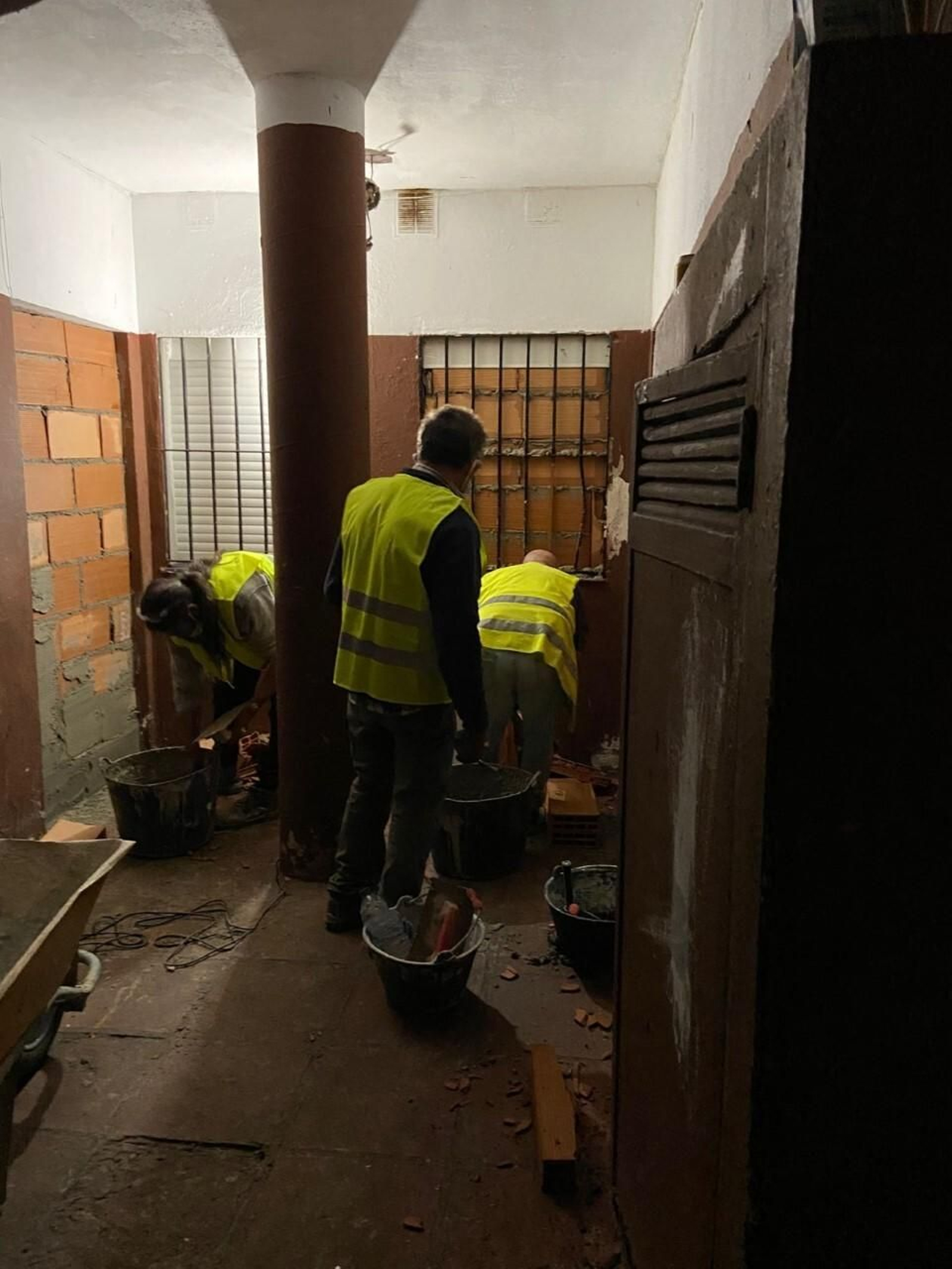 Una de las viviendas recuperadas en el barrio de La Trinidad.