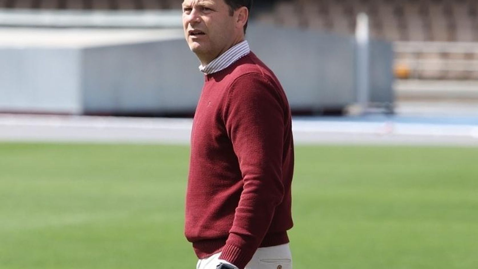 Juanmi Puentenueva, durante un partido.