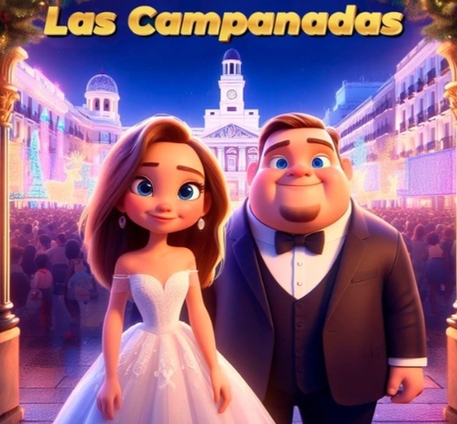 Cristina Pedroche y Alberto Chicote listos para una película navideña