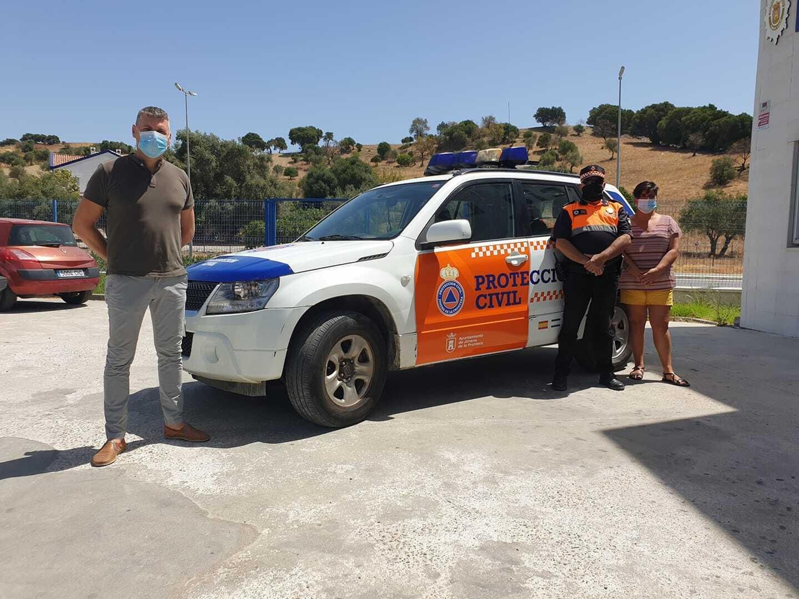 El nuevo vehículo de Protección Civil de Jimena