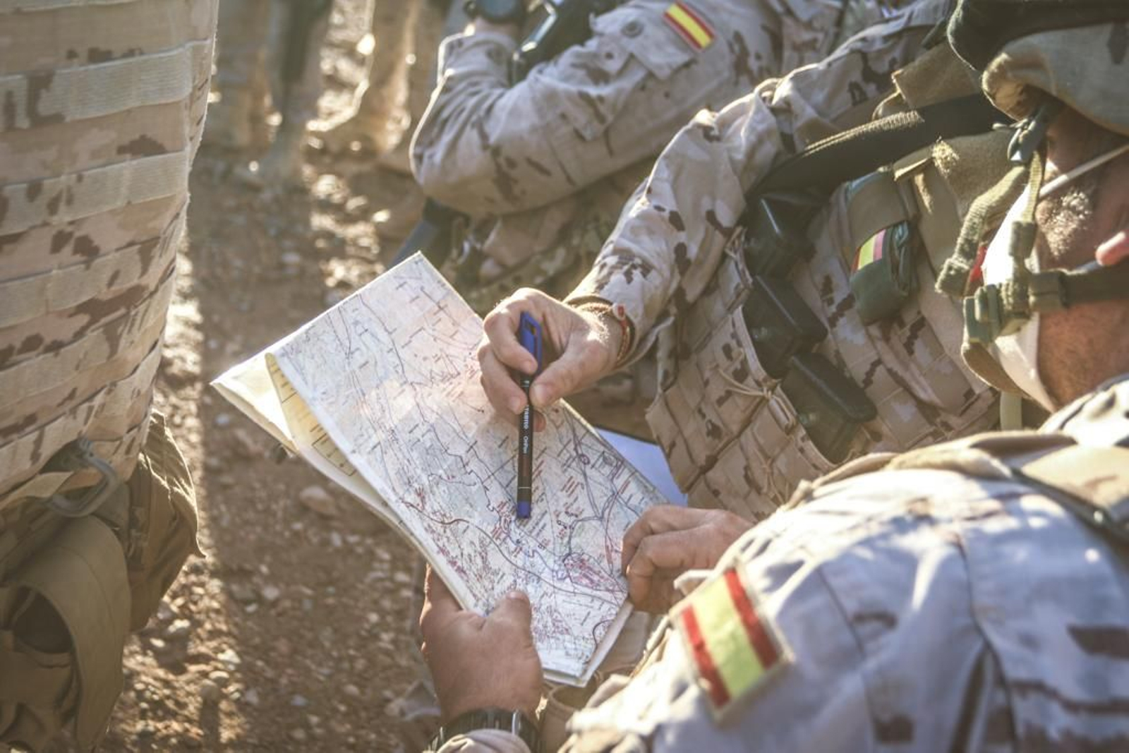 Imágenes de las maniobras del Tercio de Armada de Infantería de Marina en Almería