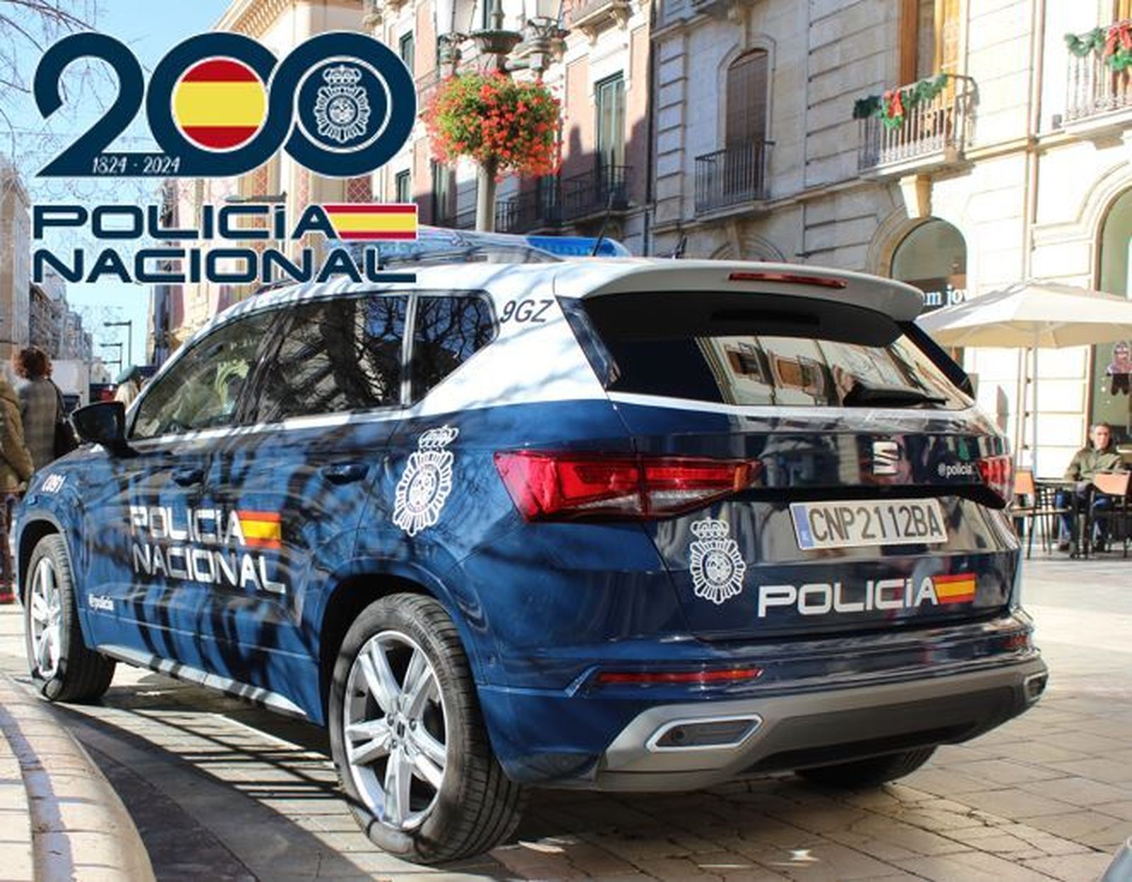 Vehículo policial.
