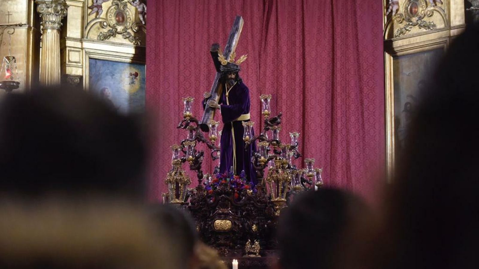 El Nazareno del Cerro en su paso.