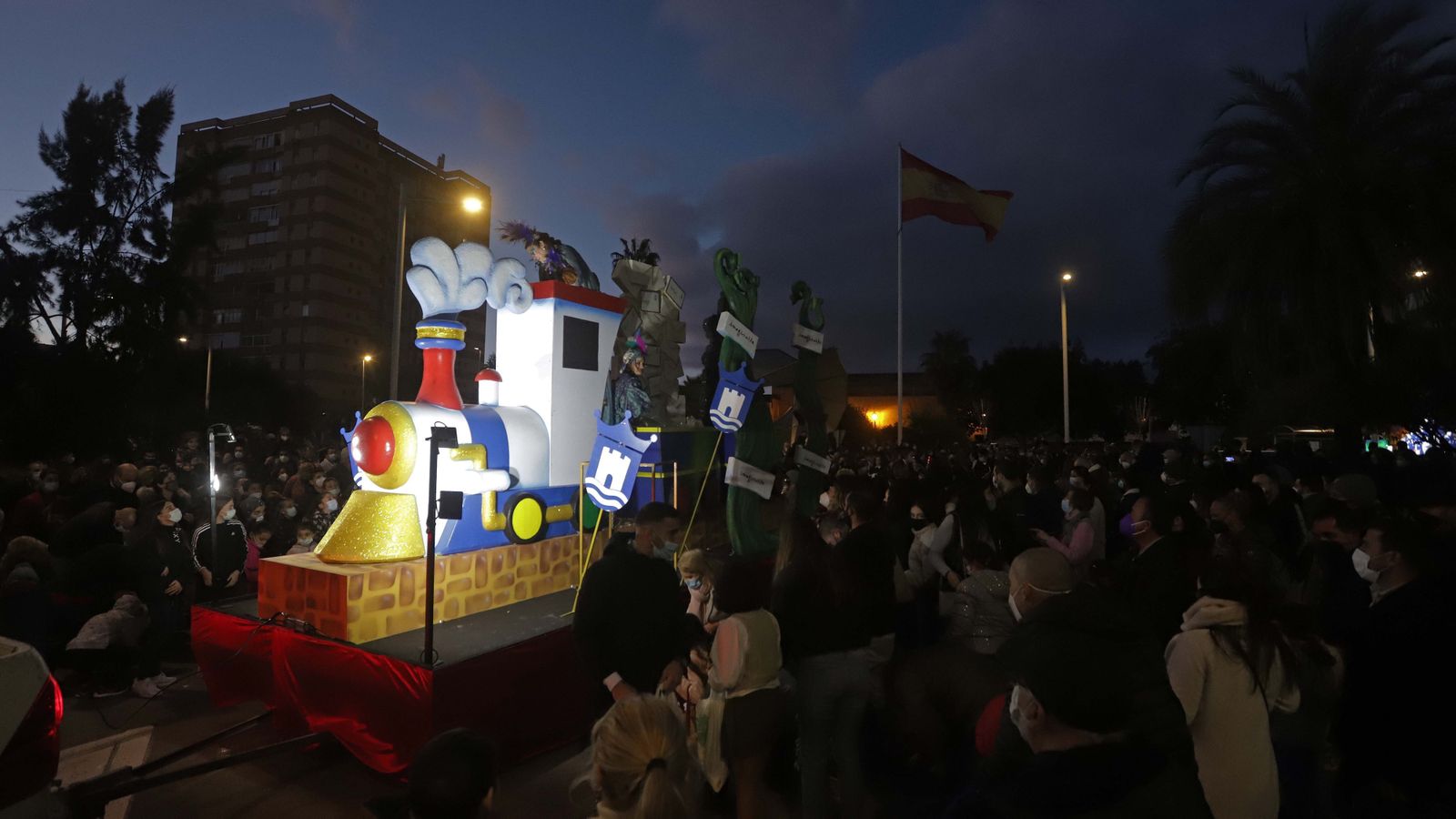 Fotos de la cabalgata de los Reyes Magos en Algeciras