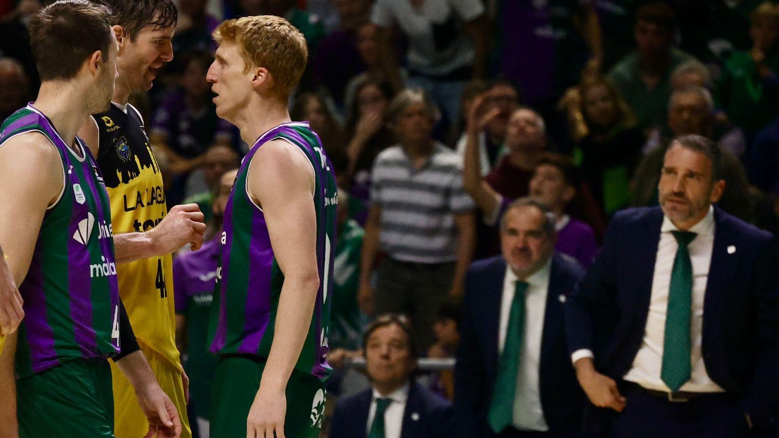 El Unicaja-La Laguna Tenerife, en fotos