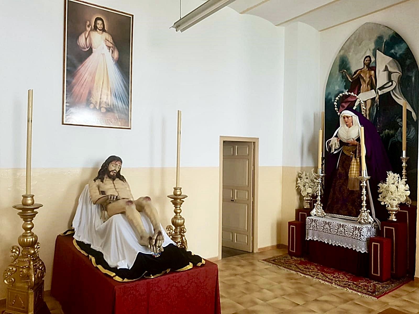 El Santo Traslado y la Virgen de la Salud, en los salones de San Pablo