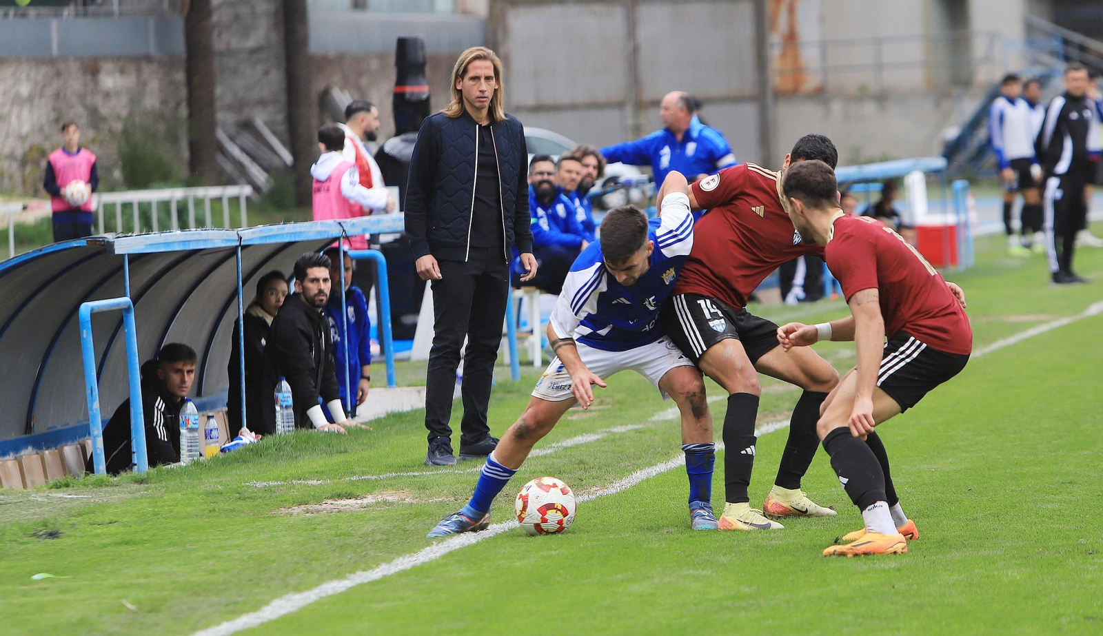 Imágenes del partido Xerez CD contra La Unión en Chapín