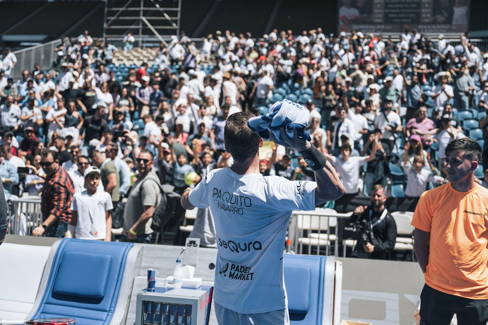 Las mejores fotos de los cuartos de final del pádel en el Estadio de la Cartuja