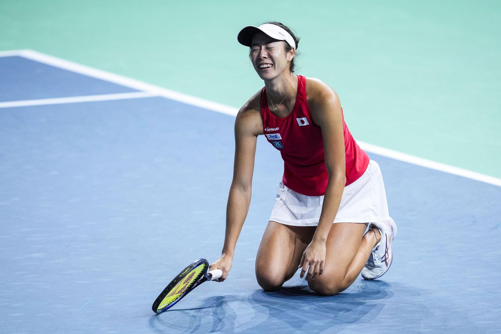 El Italia-Japón de la Billie Jean King en Málaga, en fotos