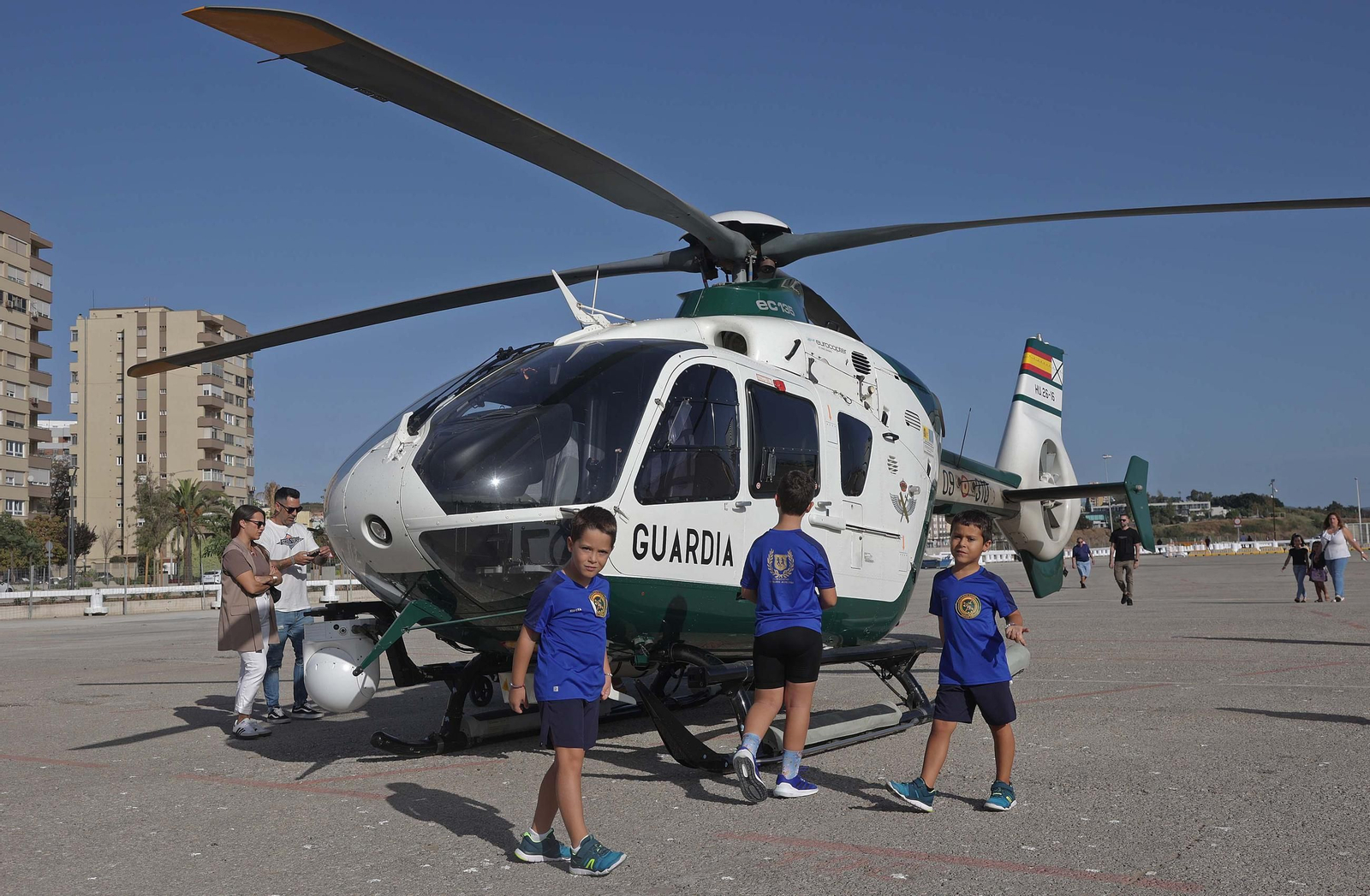 Fotos de la exposición de medios de la Guardia Civil en Algeciras