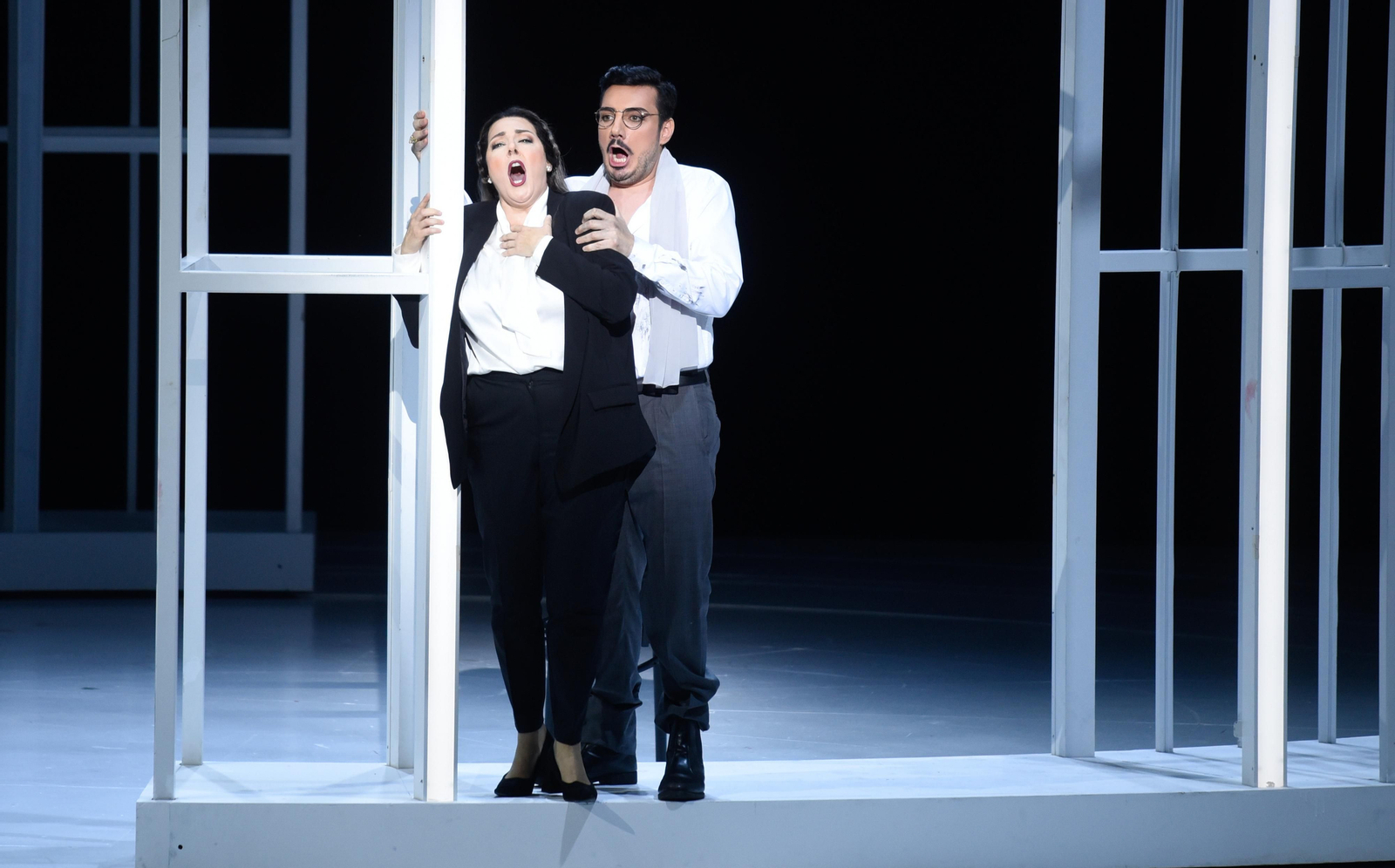 Las imágenes del pase gráfico de la ópera “Tosca”, de  Giacomo Puccini