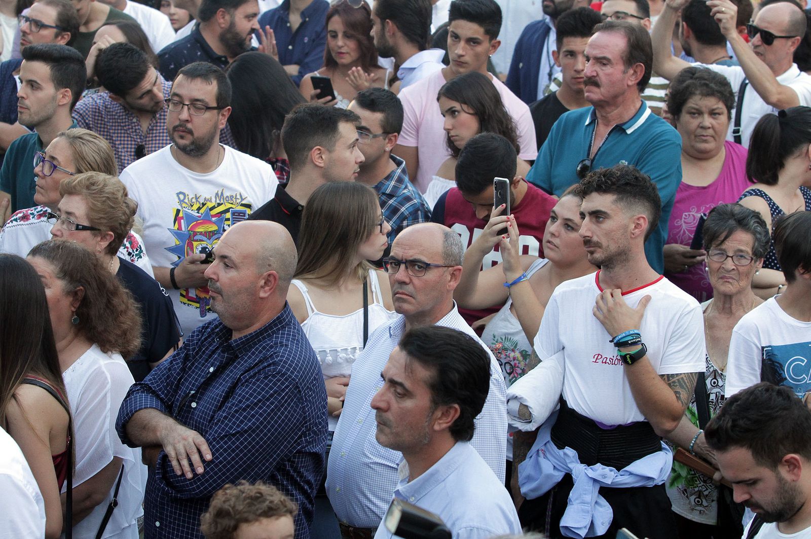 Imágenes del Señor de Pasión en la procesión del centenario de la hermandad