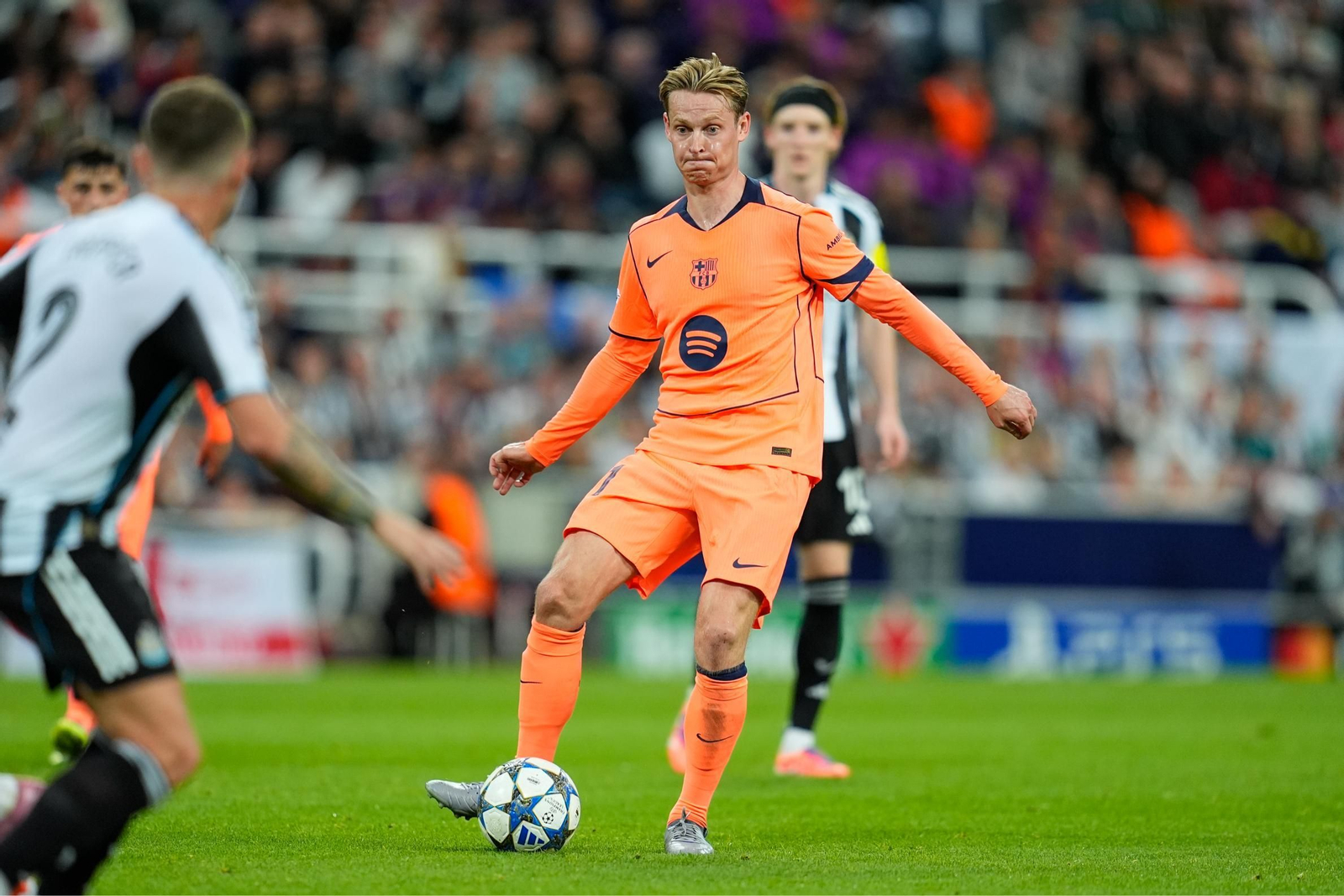 Las fotos del Newcastle-Barcelona