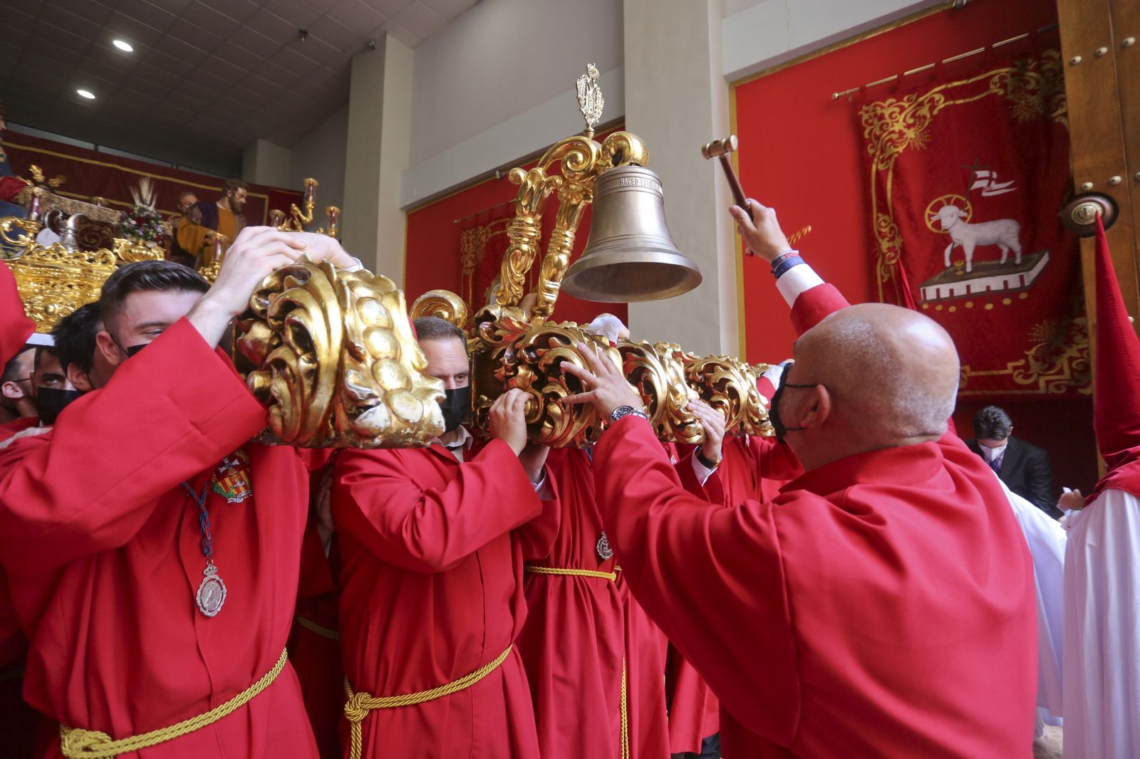 Las fotos de la Sagrada Cena, en el Jueves Santo de Málaga