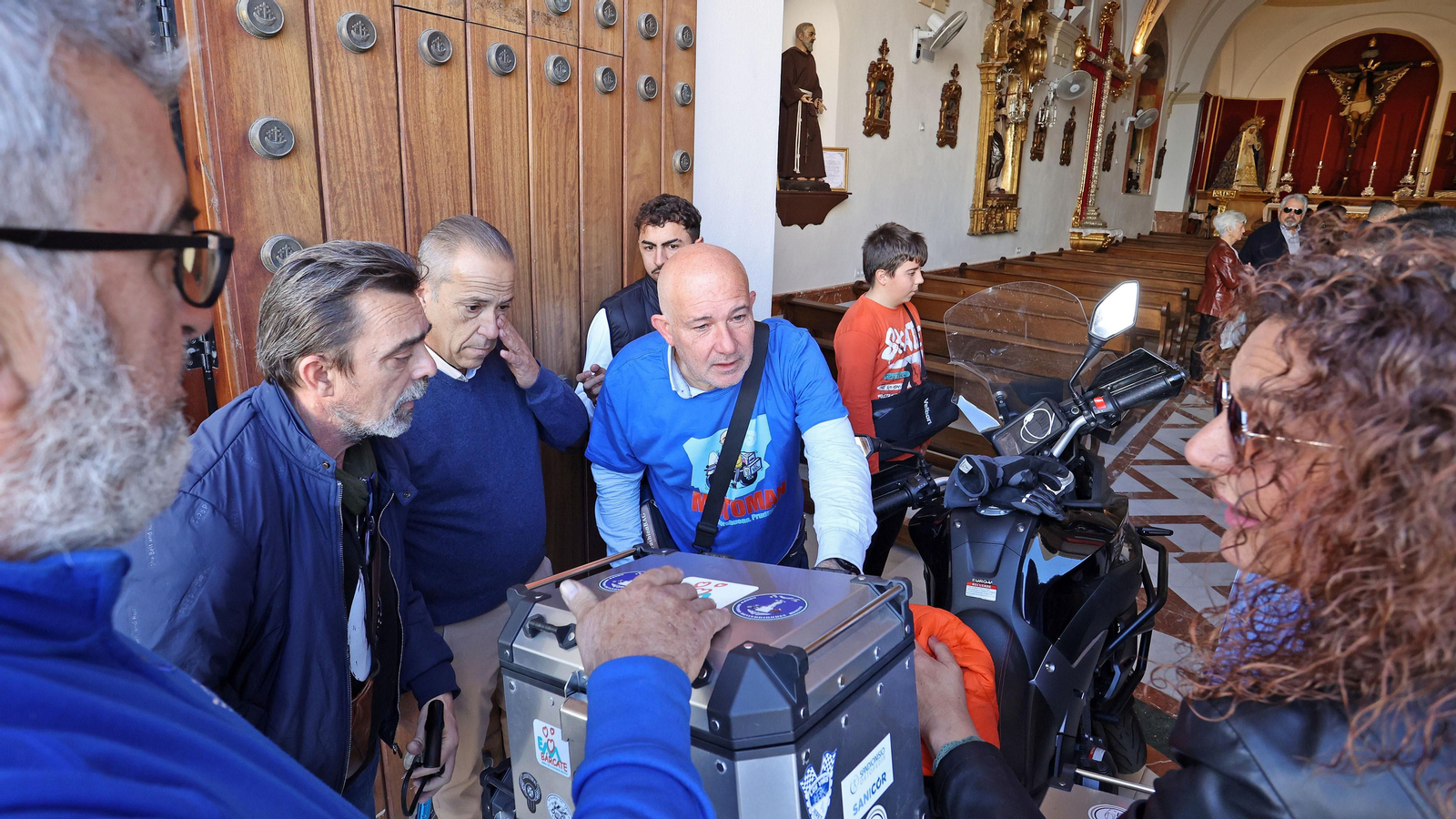 Prudencio Macías, motero enfermo de Esclerosis Múltiple que ha dado la vuelta a España en moto desde Jerez