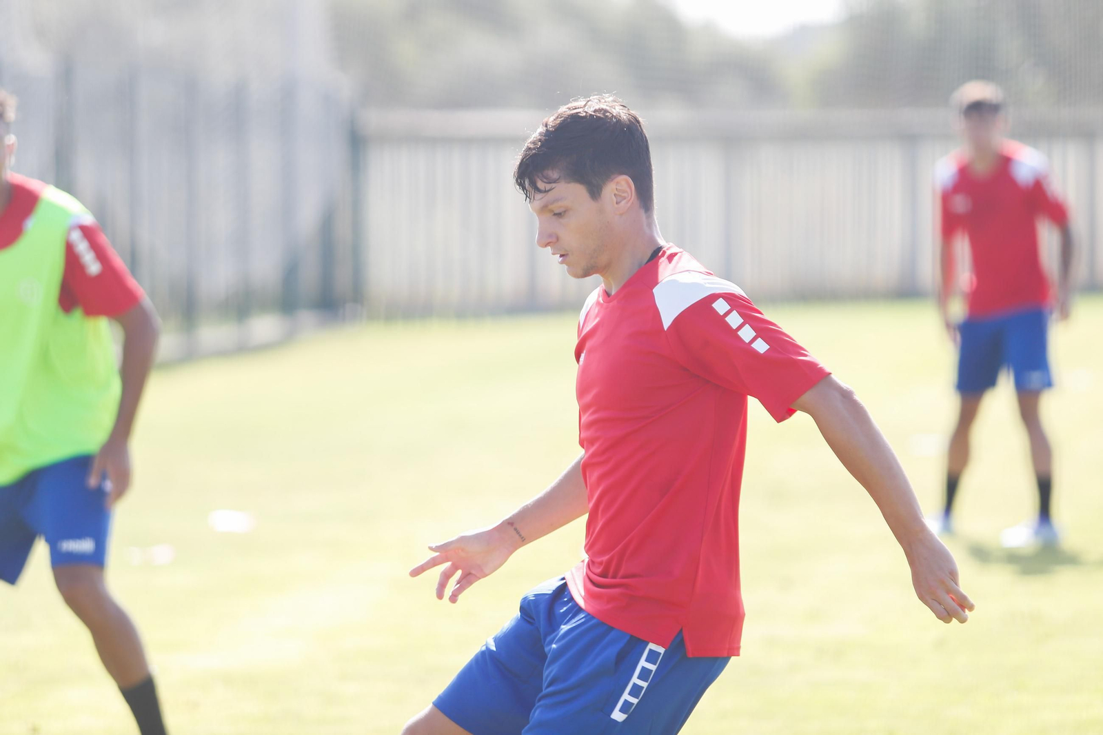 Las fotos del entrenamiento de pretemporada del Algeciras en La Menacha