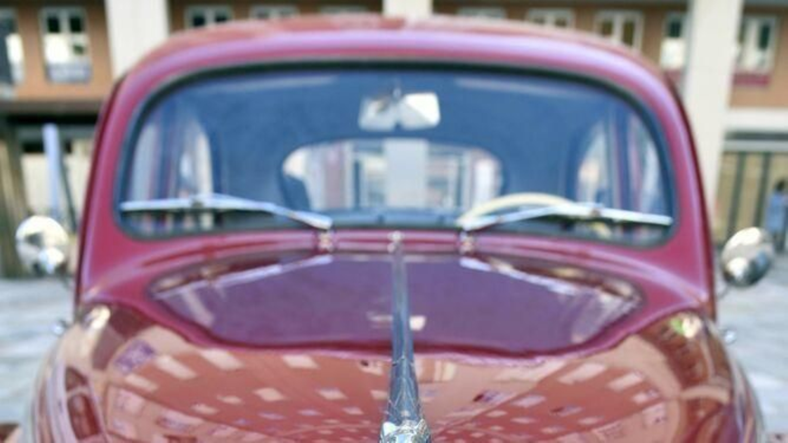 Un vehículo clásico en una imagen de archivo.